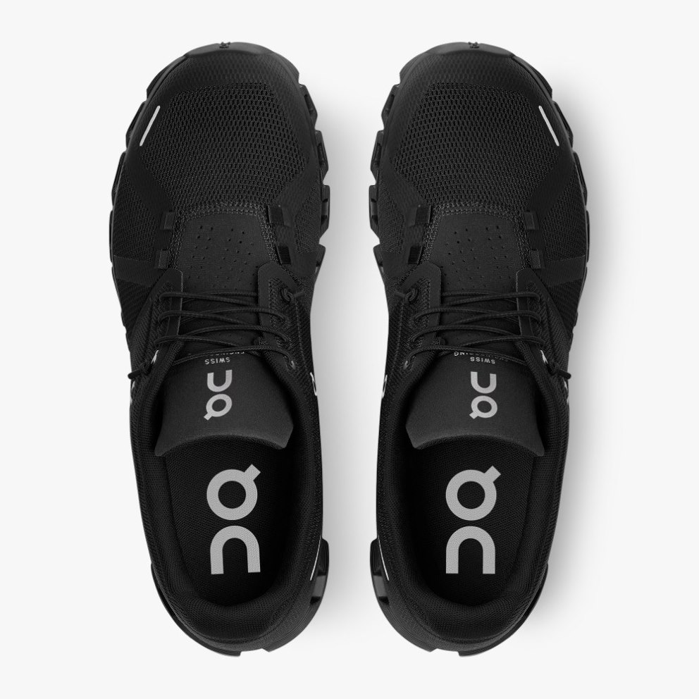 On Cloud 5 Men's Trainers Black | UK-25AO6