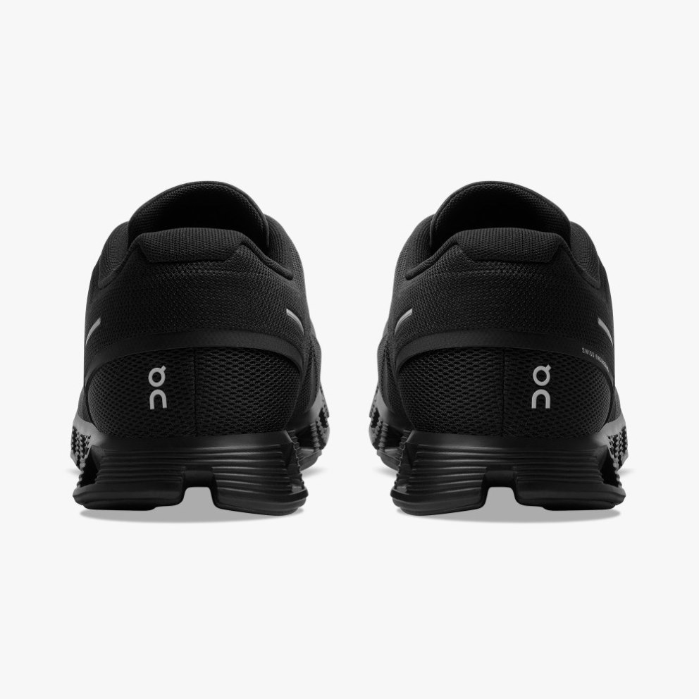On Cloud 5 Men's Trainers Black | UK-25AO6