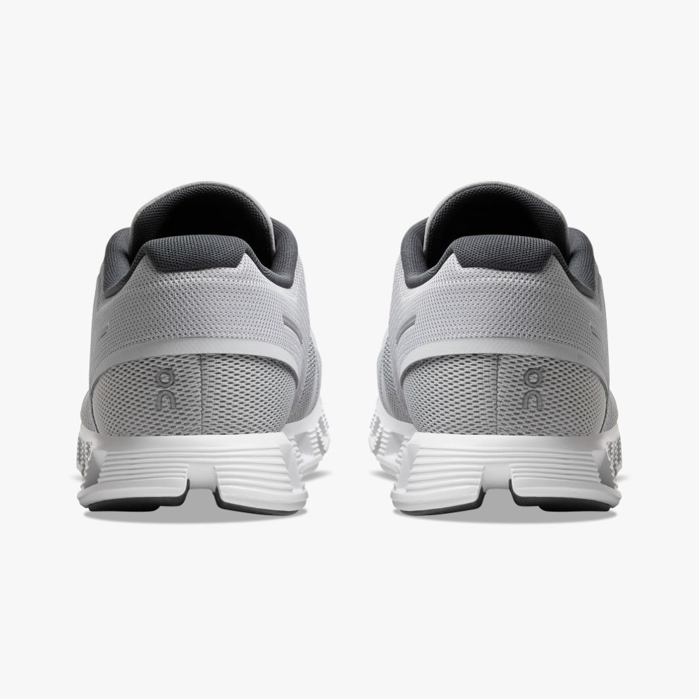 On Cloud 5 Men's Trainers Light Grey | UK-AO5J1