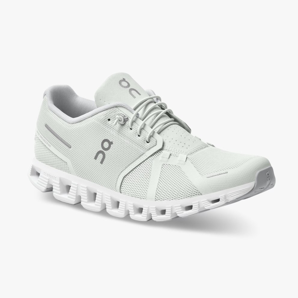 On Cloud 5 Men's Trainers Mint | UK-MO86A