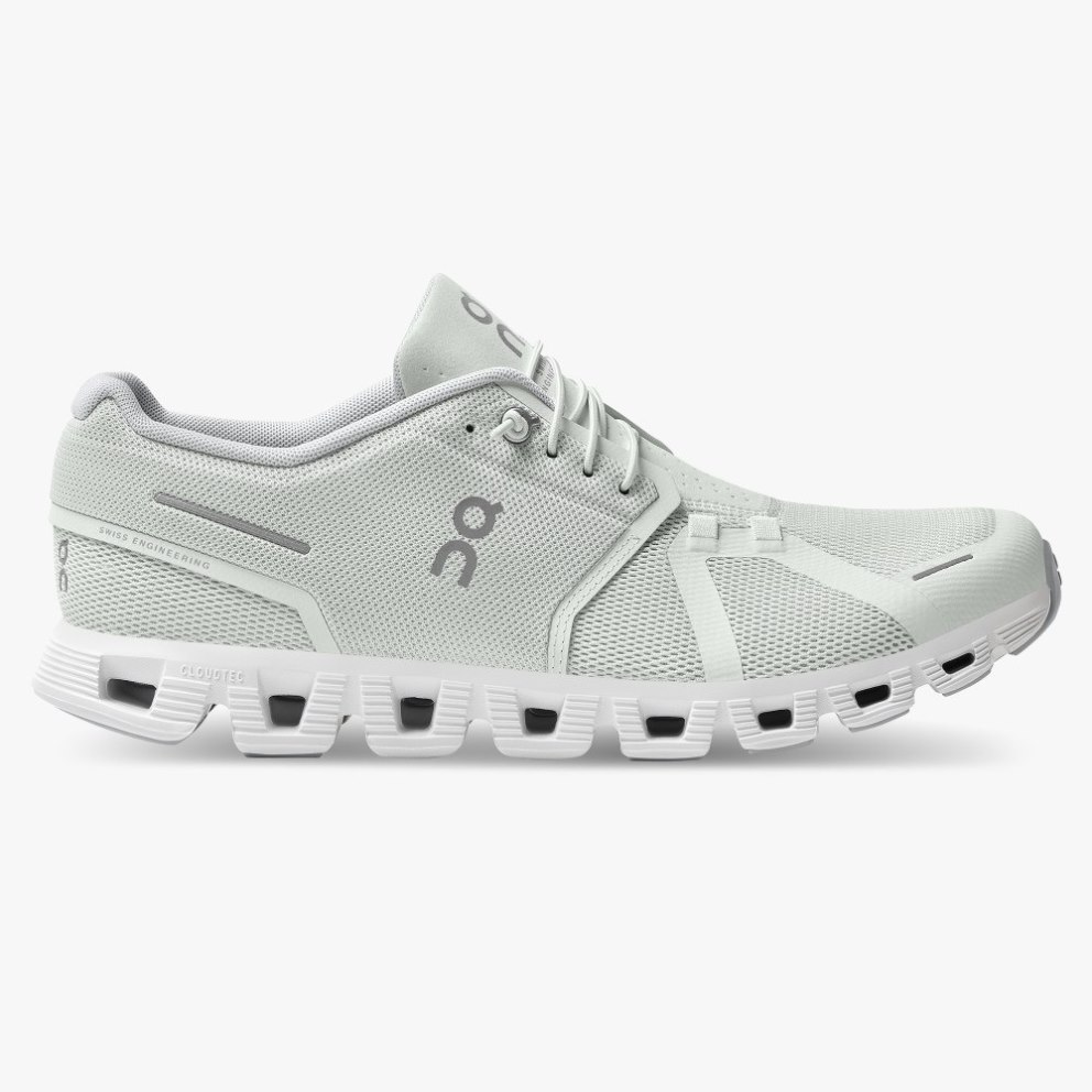 On Cloud 5 Men\'s Trainers Mint | UK-MO86A