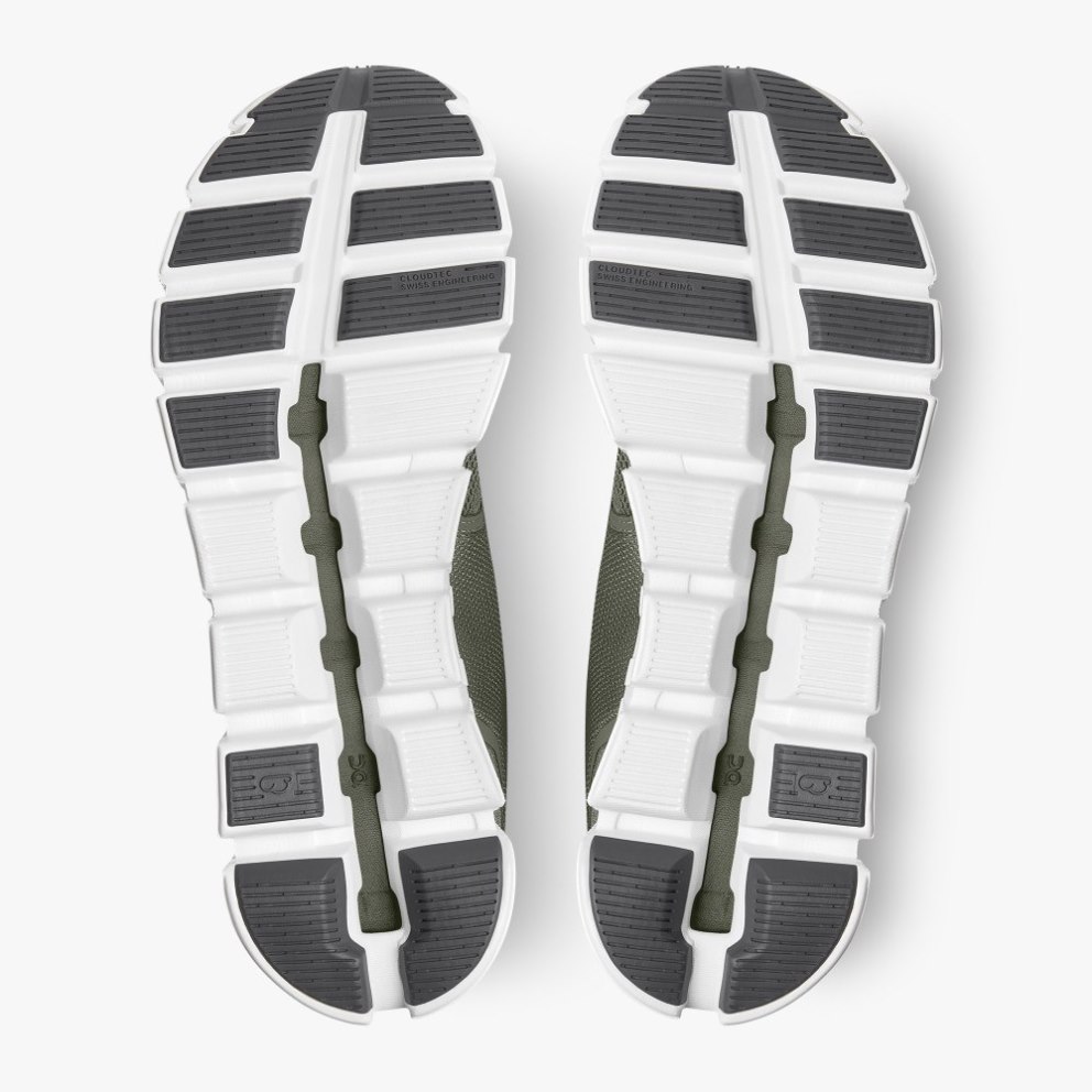 On Cloud 5 Men's Trainers Olive | UK-7A861