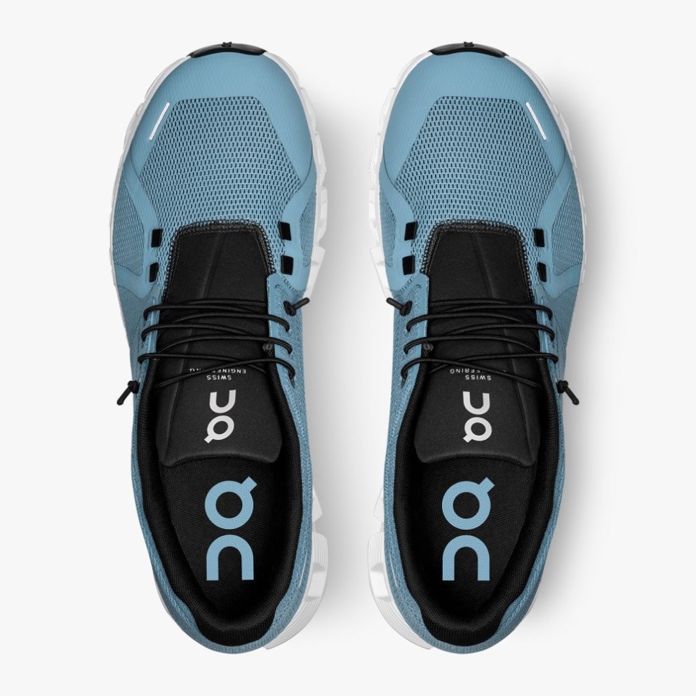 On Cloud 5 Men's Trainers Turquoise | UK-12O6J