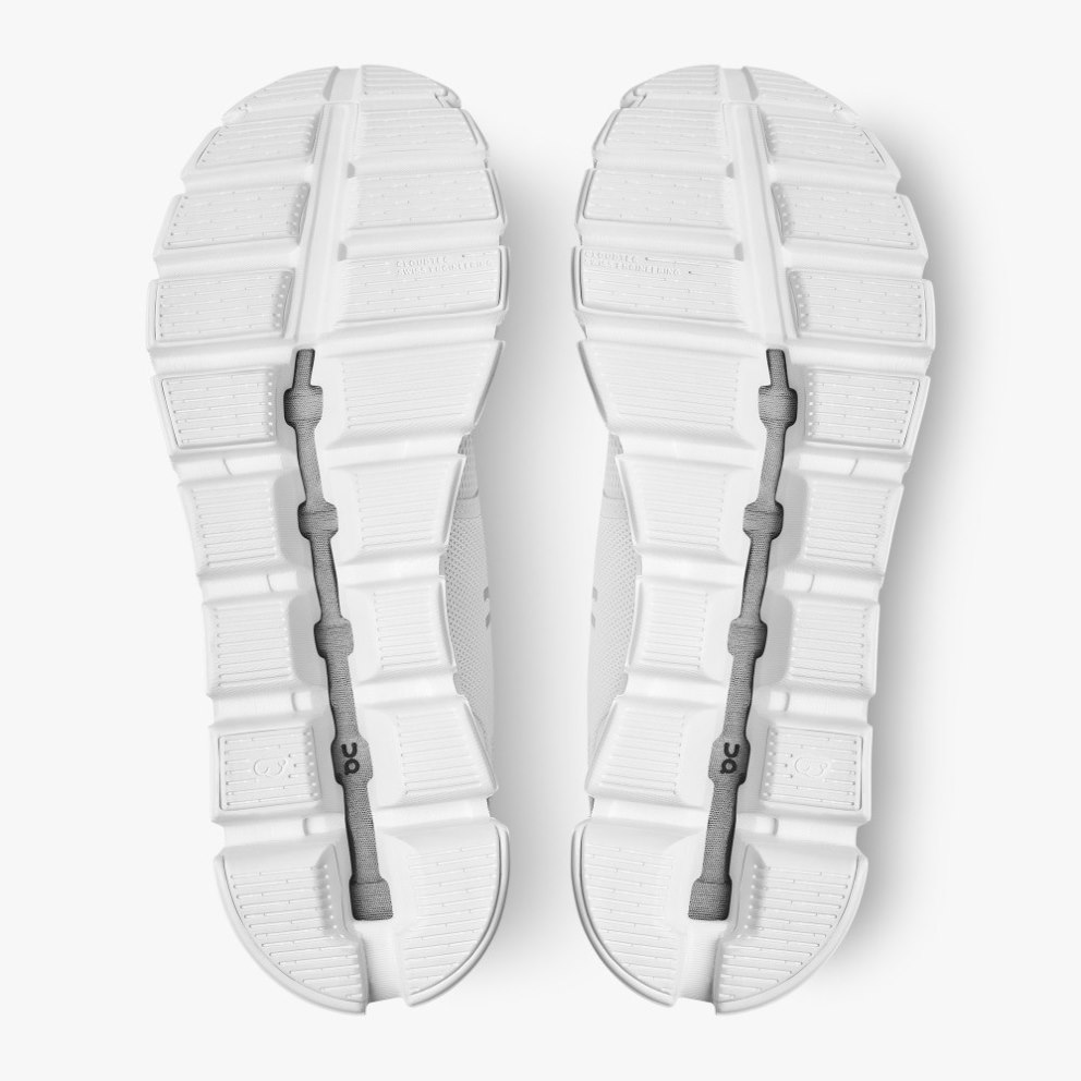 On Cloud 5 Men's Trainers White | UK-OJ67A