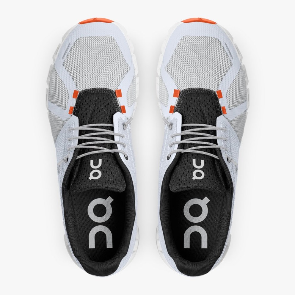On Cloud 5 Push Men's Trainers White | UK-MJA7O