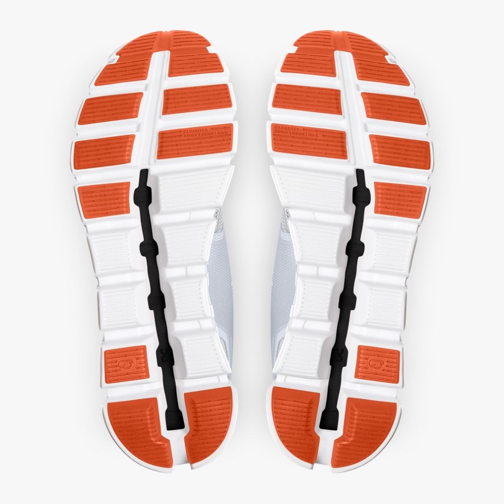 On Cloud 5 Push Men's Trainers White | UK-MJA7O