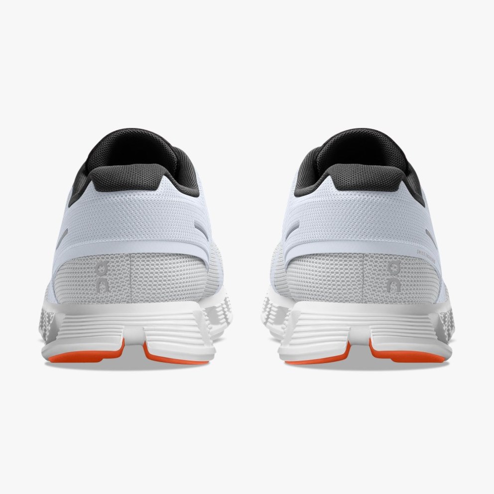 On Cloud 5 Push Men's Trainers White | UK-MJA7O