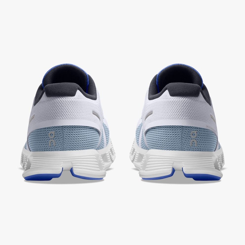 On Cloud 5 Push Women's Trainers Blue / Light Grey | UK-2675M