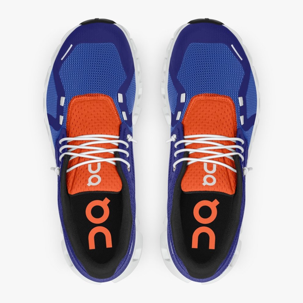 On Cloud 5 Push Women's Trainers Indigo | UK-2A715