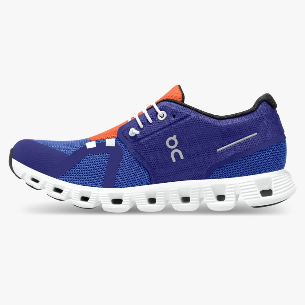 On Cloud 5 Push Women's Trainers Indigo | UK-2A715