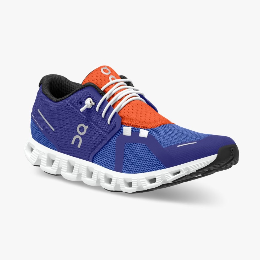On Cloud 5 Push Women's Trainers Indigo | UK-2A715