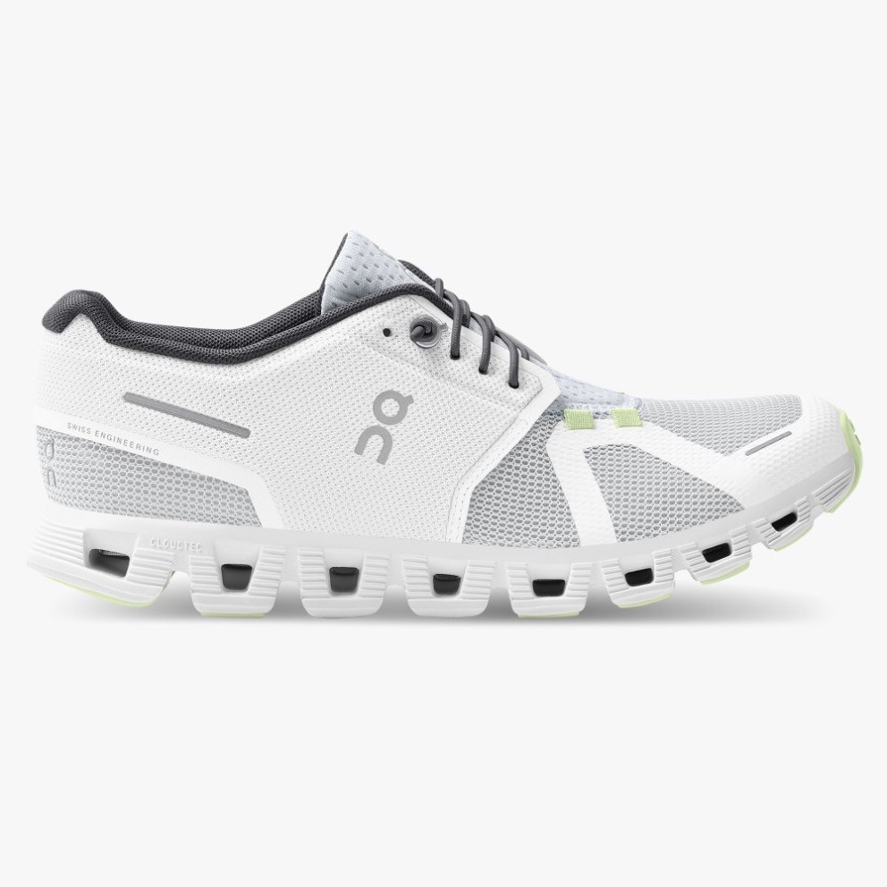 On Cloud 5 Push Women\'s Trainers White | UK-J62OM
