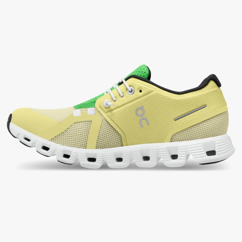 On Cloud 5 Push Women's Trainers Yellow | UK-68OMA