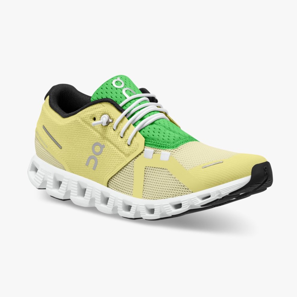 On Cloud 5 Push Women's Trainers Yellow | UK-68OMA