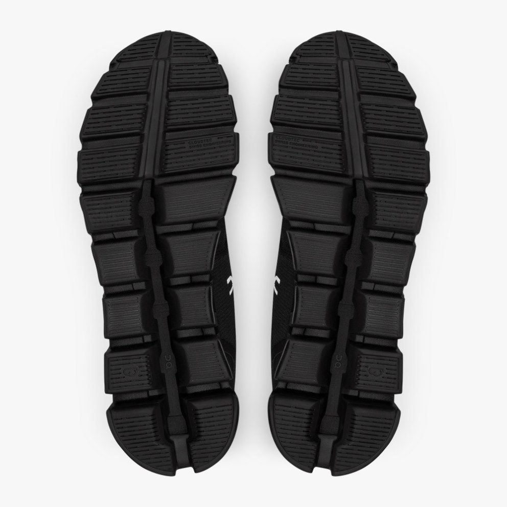 On Cloud 5 Waterproof Men's Trainers Black | UK-2M76J