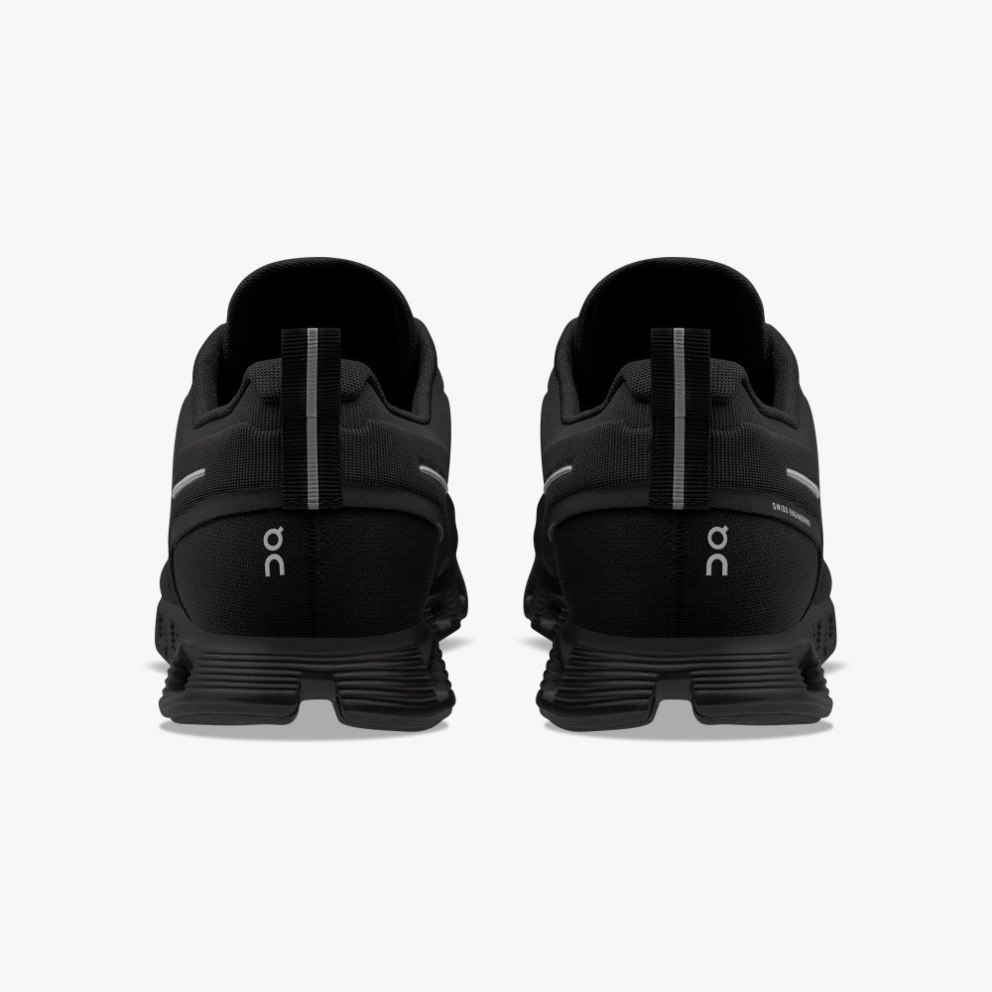 On Cloud 5 Waterproof Men's Trainers Black | UK-2M76J