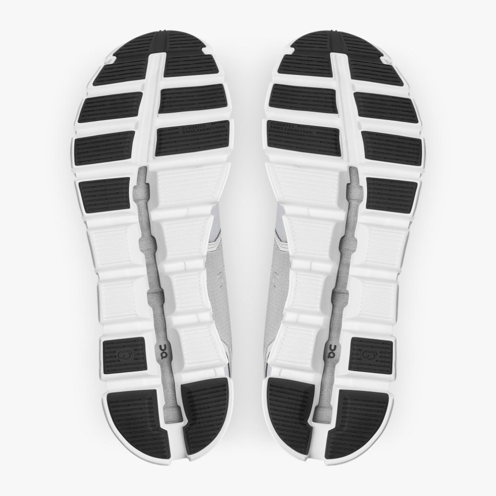 On Cloud 5 Waterproof Men's Trainers Light Grey | UK-OA82J
