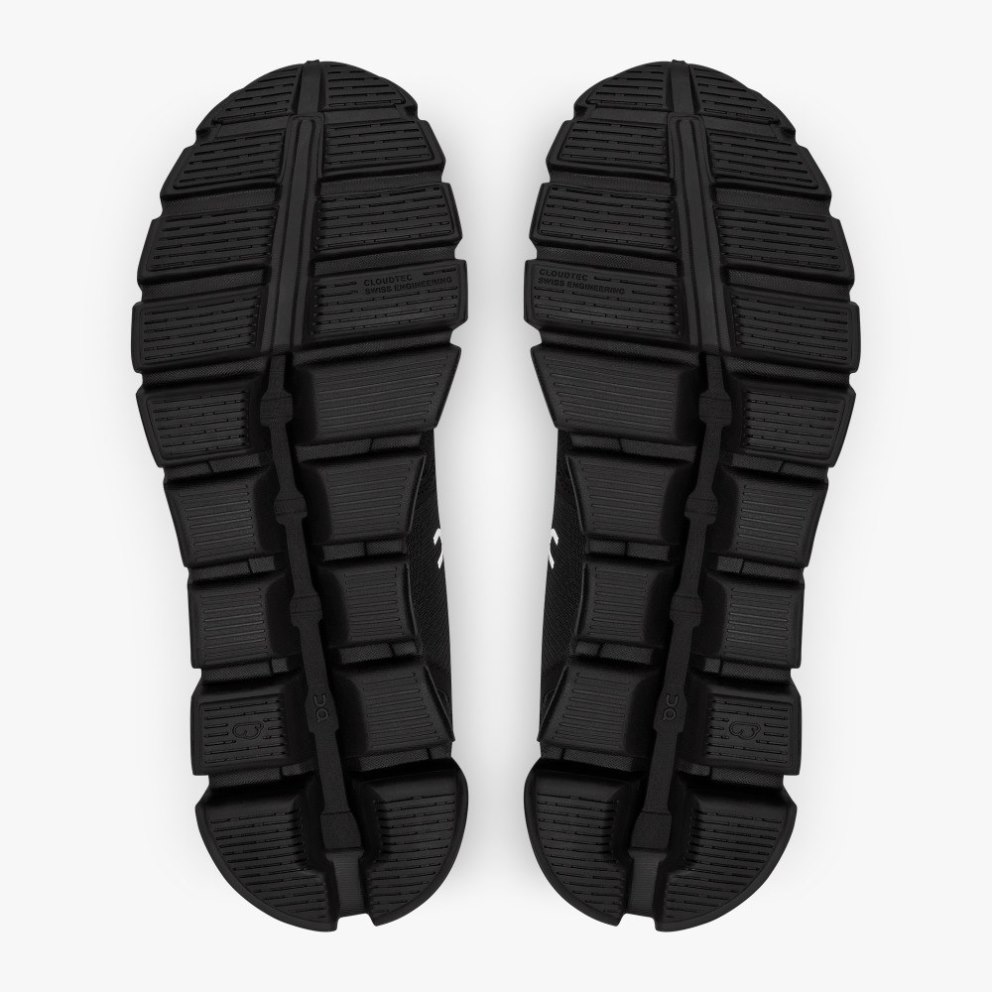 On Cloud 5 Waterproof Women's Trainers Black | UK-5A816