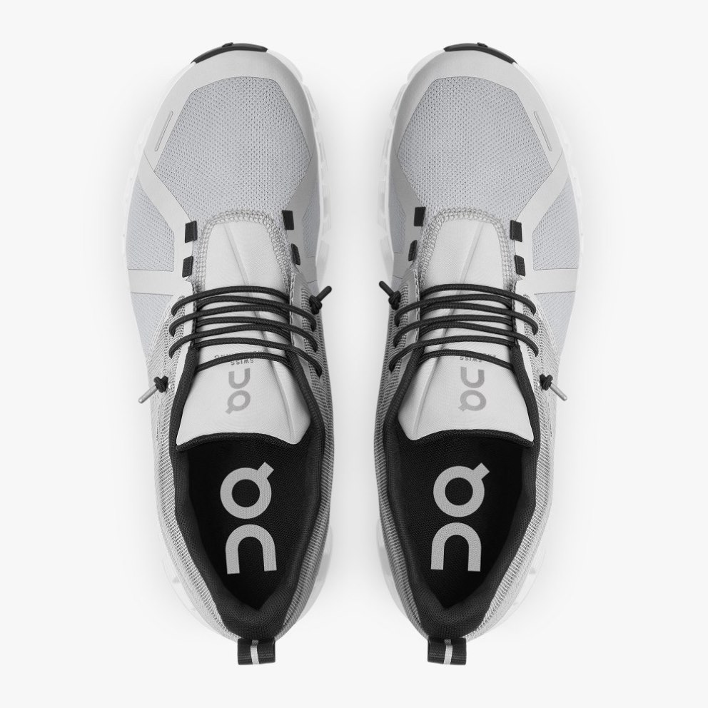 On Cloud 5 Waterproof Women's Trainers Light Grey | UK-81OJ7