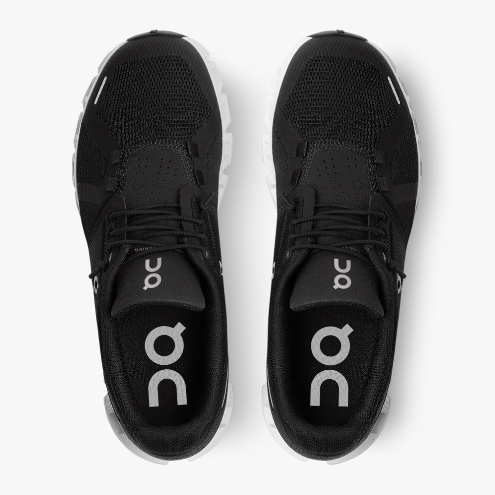 On Cloud 5 Women's Trainers Black | UK-AJ1O8