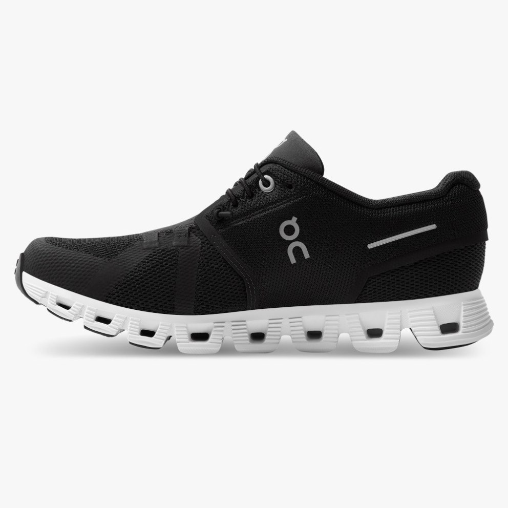 On Cloud 5 Women's Trainers Black | UK-AJ1O8