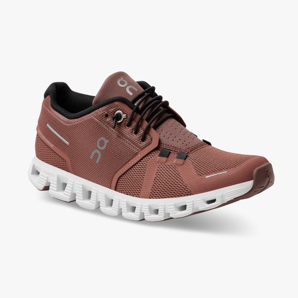 On Cloud 5 Women's Trainers Brown | UK-MO7A1