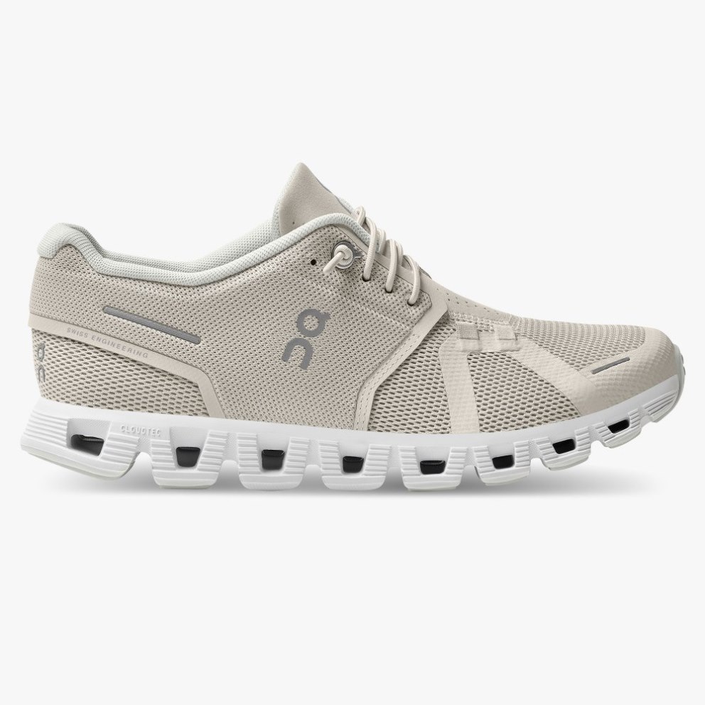 On Cloud 5 Women\'s Trainers Light Grey | UK-7M62J