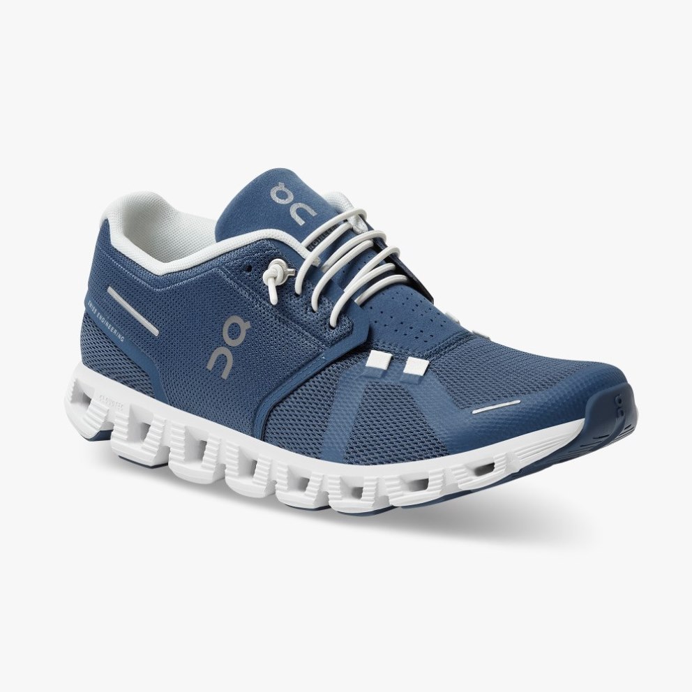 On Cloud 5 Women's Trainers Navy | UK-OJ527