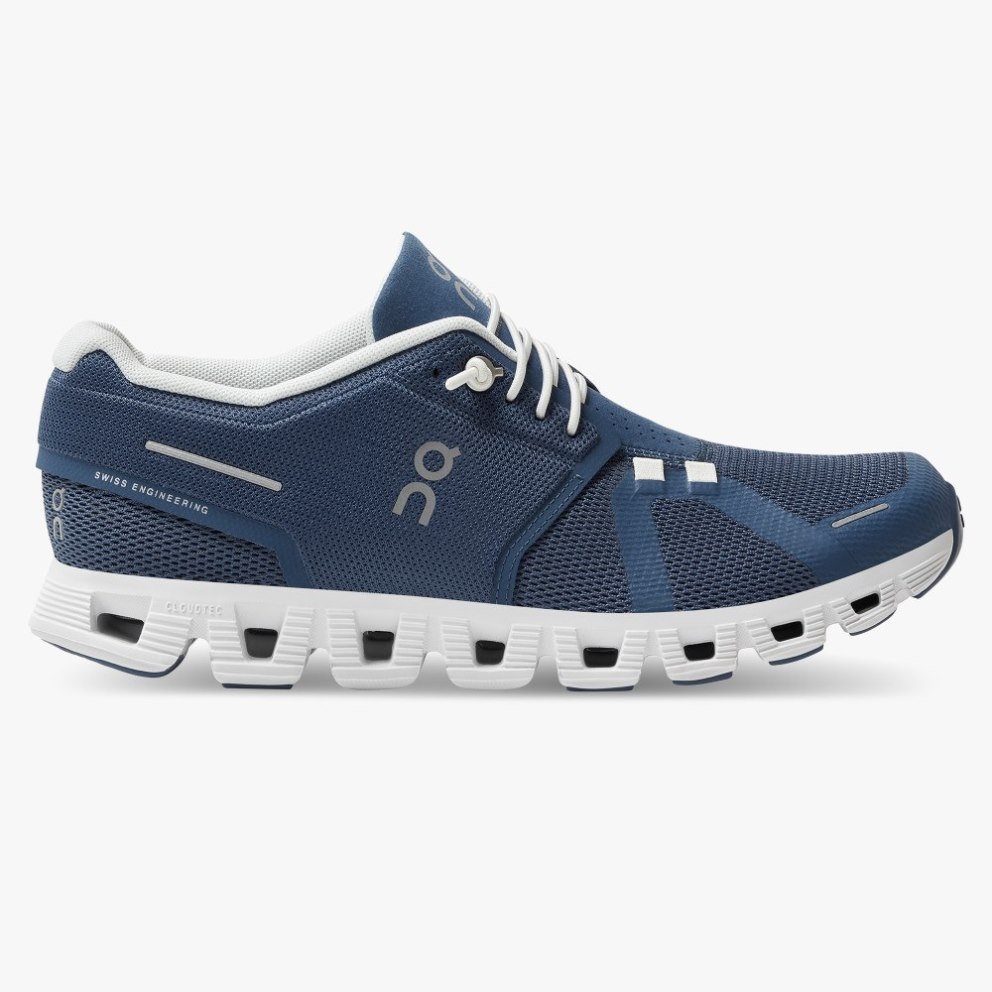 On Cloud 5 Women\'s Trainers Navy | UK-OJ527