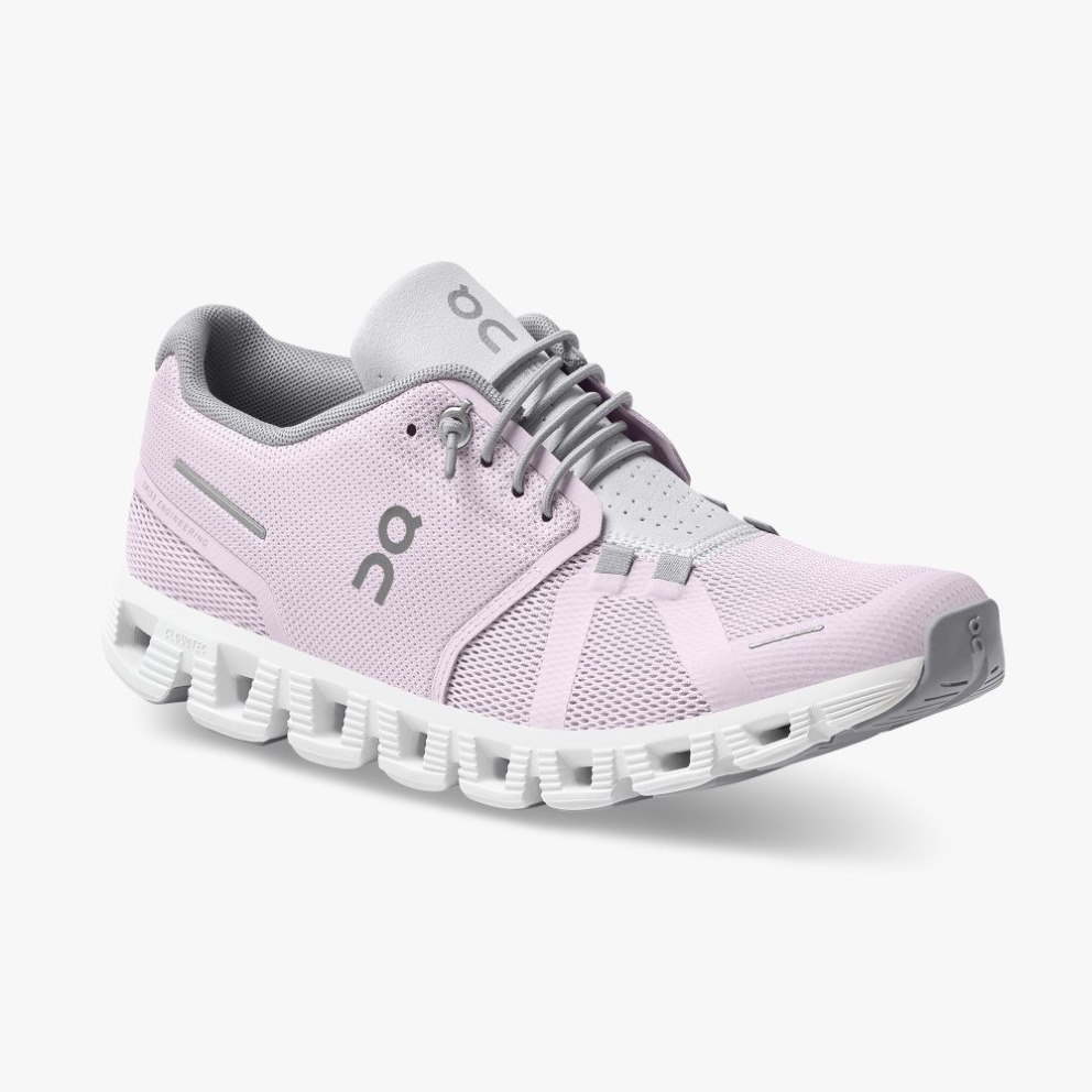 On Cloud 5 Women's Trainers Pink | UK-17OM5