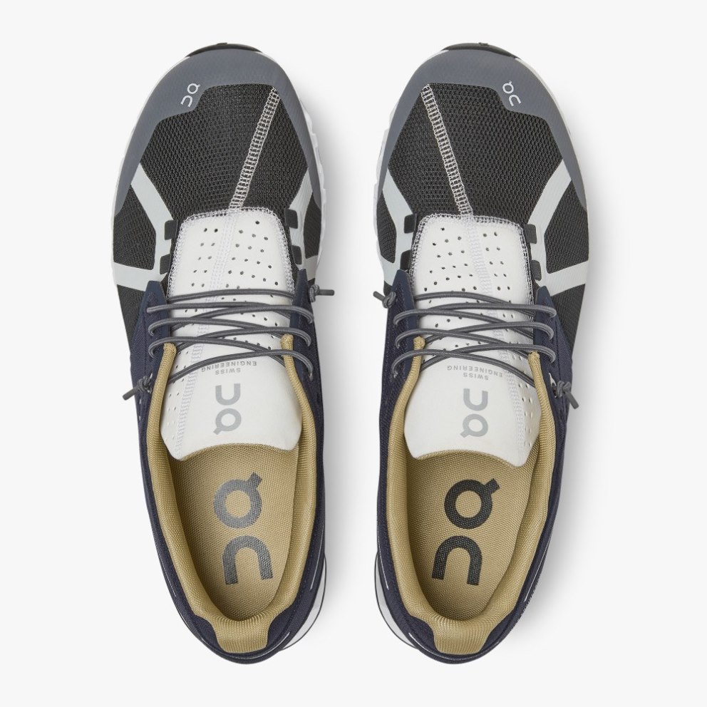 On Cloud 70 | 30 Men's Trainers Navy / Black | UK-O62J7