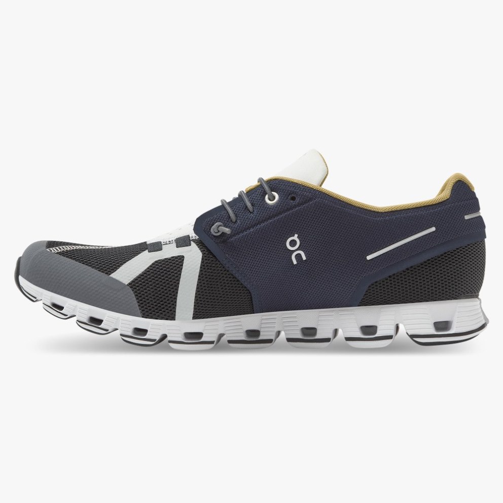 On Cloud 70 | 30 Men's Trainers Navy / Black | UK-O62J7