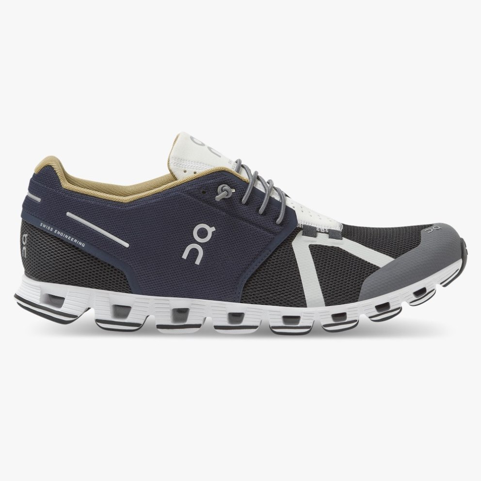 On Cloud 70 | 30 Men\'s Trainers Navy / Black | UK-O62J7