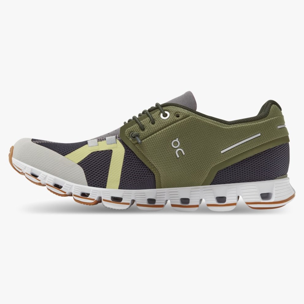 On Cloud 70 | 30 Women's Trainers Olive / Navy | UK-6M8O7