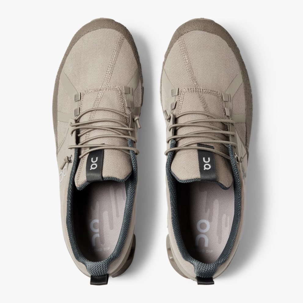 On Cloud Dip Men's Trainers Light Brown | UK-M5687