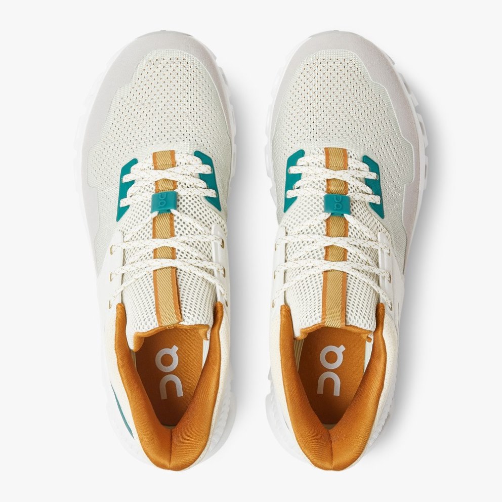 On Cloud Hi Edge Men's Trainers Cream | UK-OM561