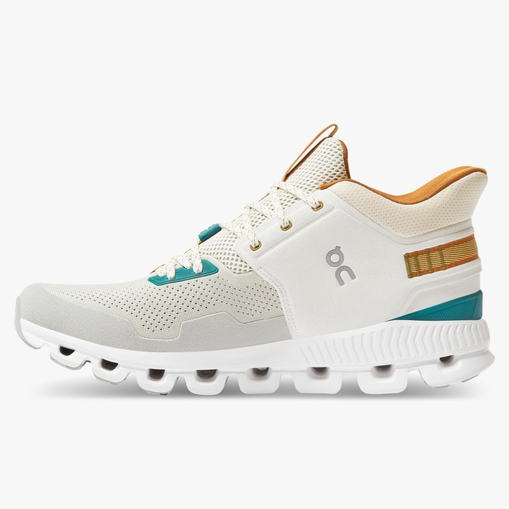On Cloud Hi Edge Men's Trainers Cream | UK-OM561