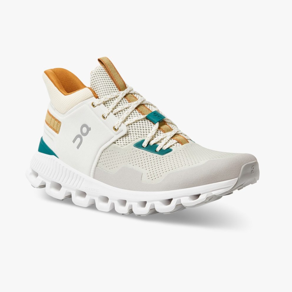 On Cloud Hi Edge Men's Trainers Cream | UK-OM561