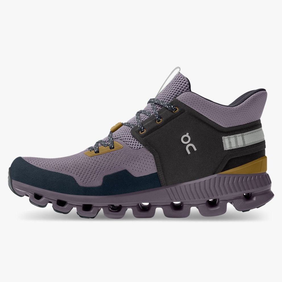 On Cloud Hi Edge Men's Trainers Light Purple | UK-M7A12