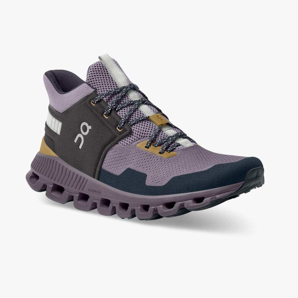 On Cloud Hi Edge Men's Trainers Light Purple | UK-M7A12