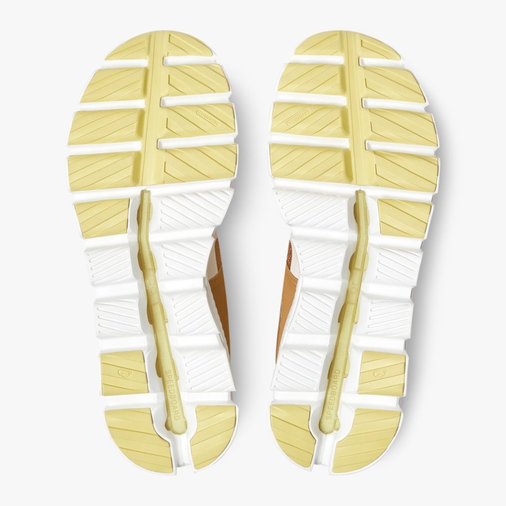 On Cloud Hi Edge Men's Trainers Mustard | UK-OAM87