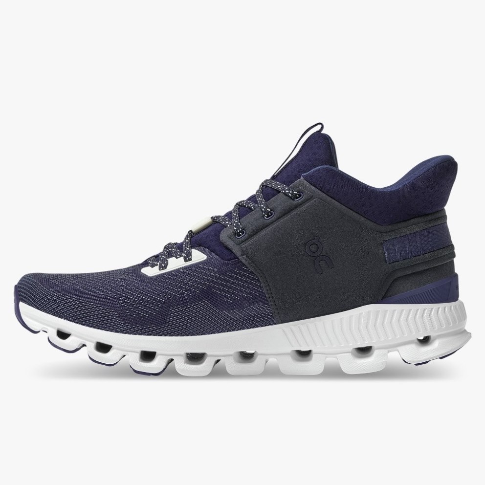 On Cloud Hi Edge Men's Trainers Navy | UK-OMA17
