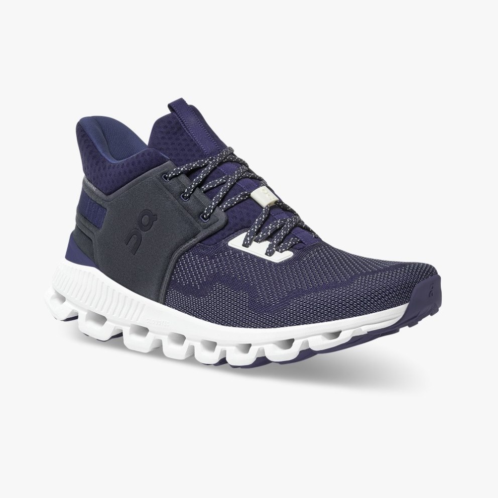 On Cloud Hi Edge Men's Trainers Navy | UK-OMA17