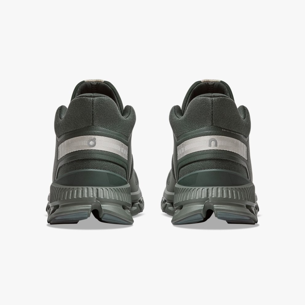On Cloud Hi Edge Stone Pine Women's Trainers Olive | UK-7O56M