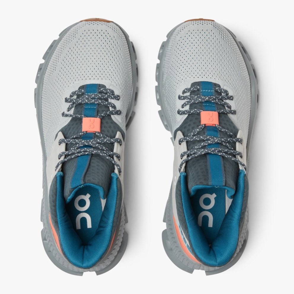 On Cloud Hi Edge Women's Trainers Grey | UK-7O65M