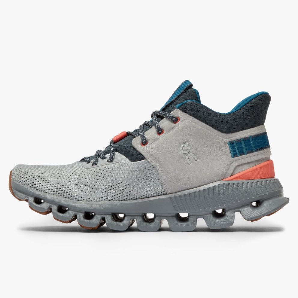 On Cloud Hi Edge Women's Trainers Grey | UK-7O65M