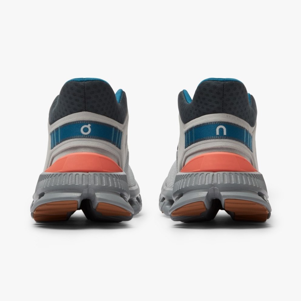 On Cloud Hi Edge Women's Trainers Grey | UK-7O65M