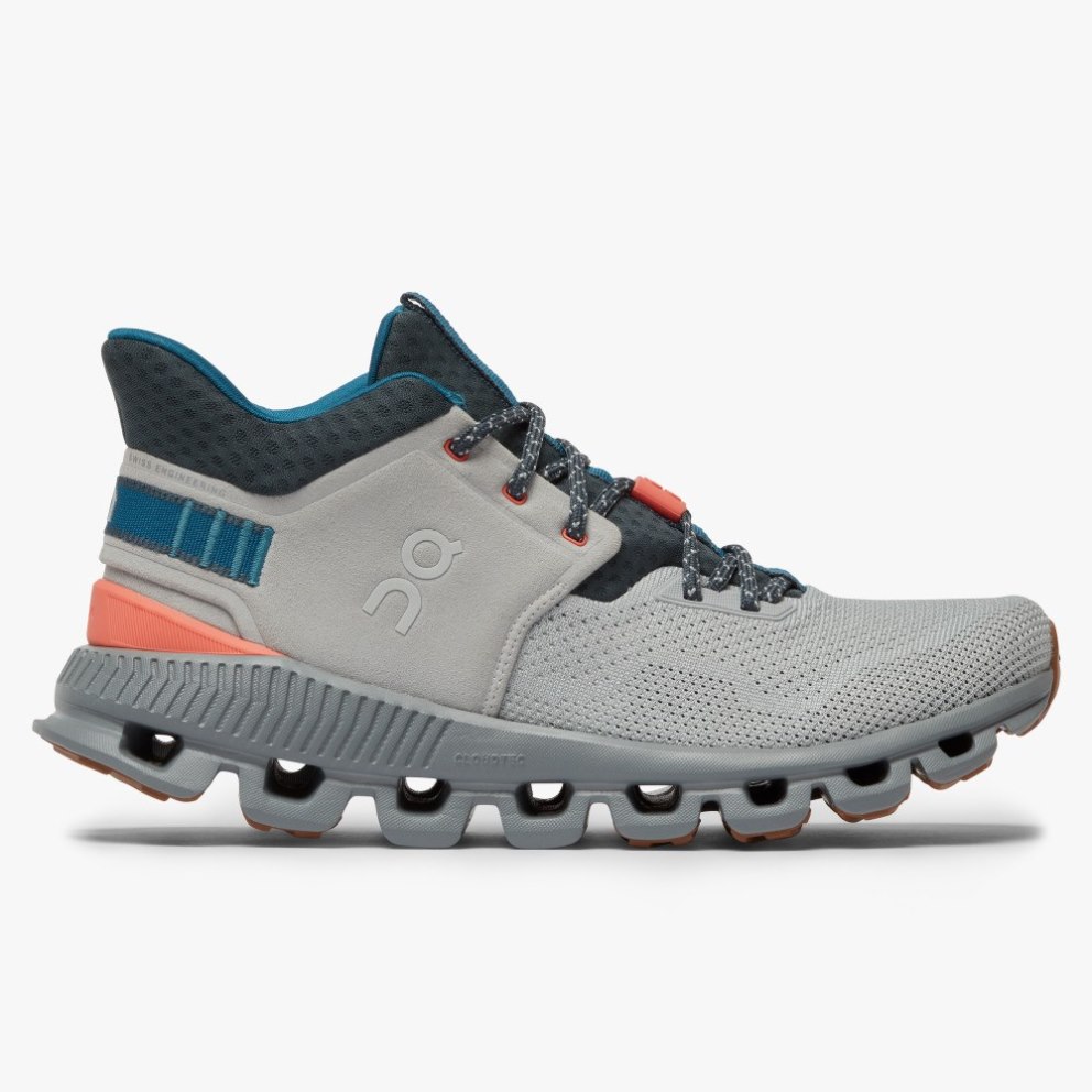 On Cloud Hi Edge Women\'s Trainers Grey | UK-7O65M