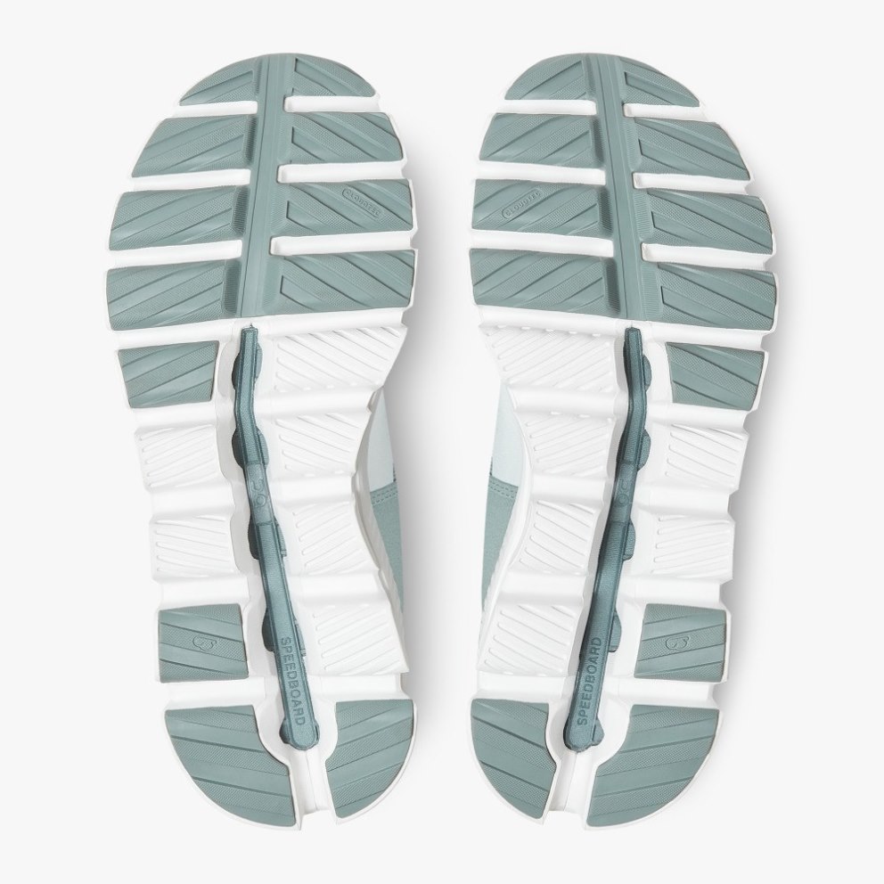 On Cloud Hi Edge Women's Trainers Mint | UK-M8726