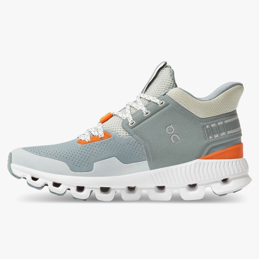 On Cloud Hi Edge Women's Trainers Mint | UK-M8726